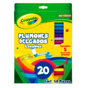 PLUMON DELGADO LAVABLE C/20 58-8106 ATADO DE 2 PZAS.