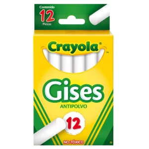 GIS COMPRIMIDO BLANCO C/12 CRAYO 501402 ATADO DE 4 PZAS.