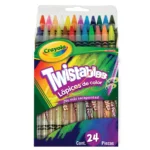 COLORES TWISTABLES CRAYOLA C/24 68-7424. ATADO DE 2 PZAS.