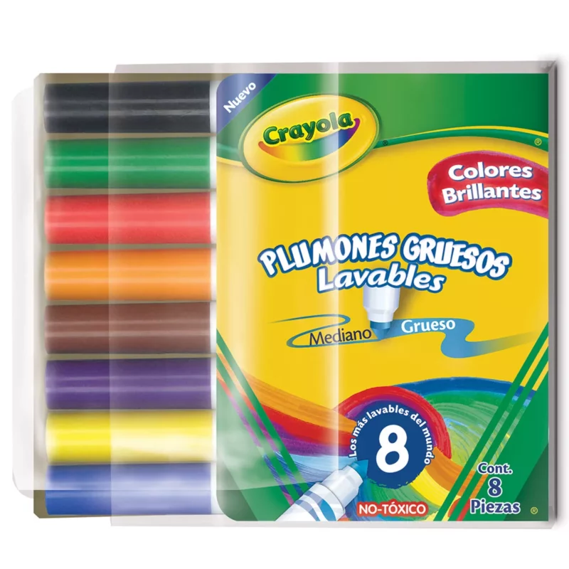 PLUMON GRUESO LAVABLE C/8 58-7808 ATADO DE 2 PZAS.
