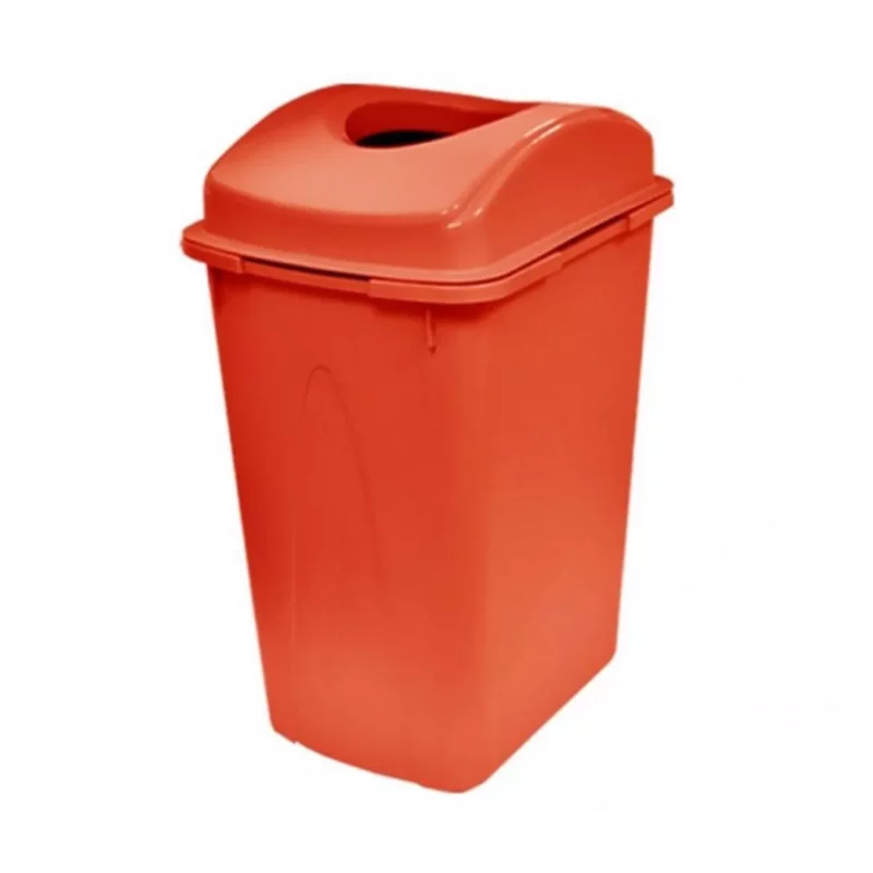 CESTO DE BASURA TAPA ELIPTICA 65LTS NARA