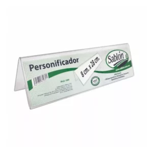 PERSONIFICADOR 8X28CM CRISTAL 1080