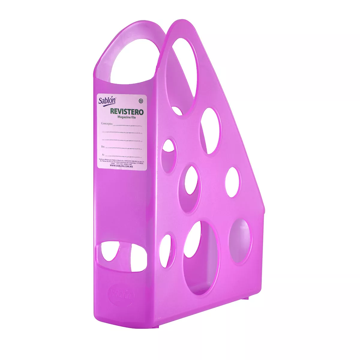 ORGANIZADOR REVISTERO IBEX 1731 VIOLETA ATADO DE 2 PZAS.