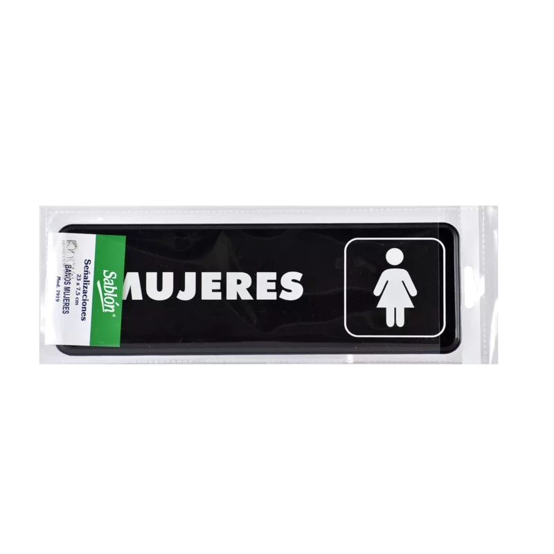 SEÑAL 7918 BAÑOS HOMBRES ATADO DE 2 PZAS.