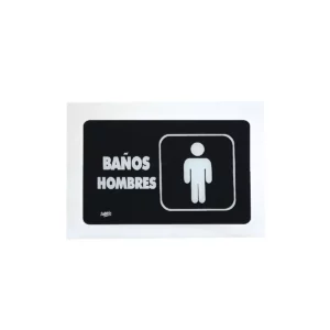 SEÑAL 7976 BAÑO HOMBRES