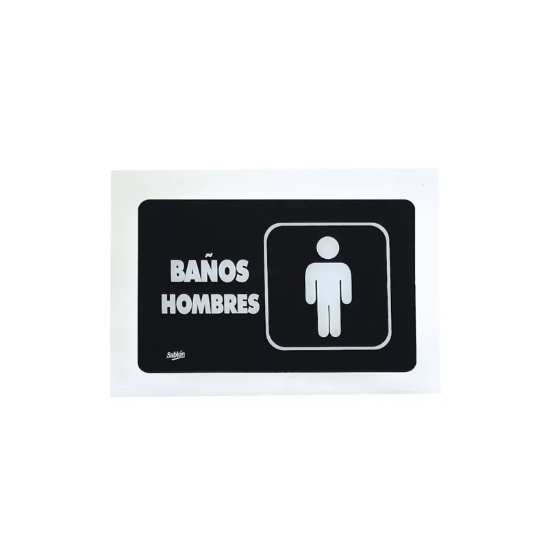 SEÑAL 7976 BAÑO HOMBRES