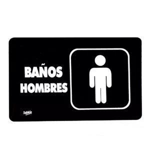SEÑAL 7930 BAÑOS HOMBRES ATADO DE 2 PZAS.