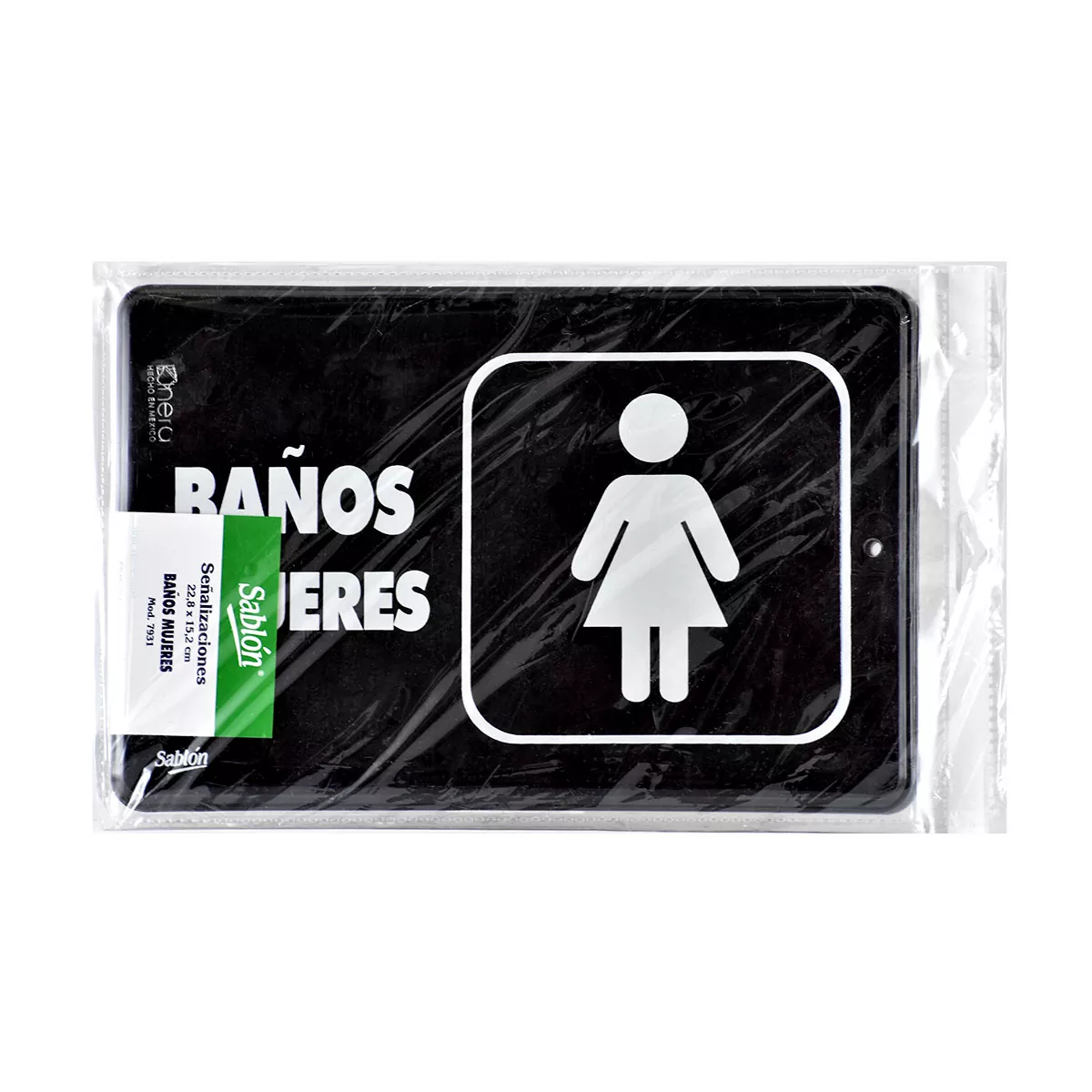 SEÑAL 7931 BAÑOS MUJERES ATADO DE 2 PZAS.