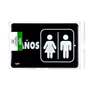 SEÑAL 7932 BAÑOS ATADO DE 2 PZAS.