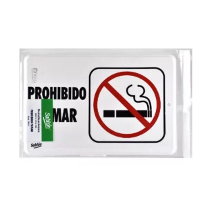SEÑAL 7933 PROHIBIDO FUMAR ATADO DE 2 PZAS.