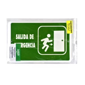 SEÑAL 7936F SALIDA DE EMERGENCIA ATADO DE 2 PZAS.