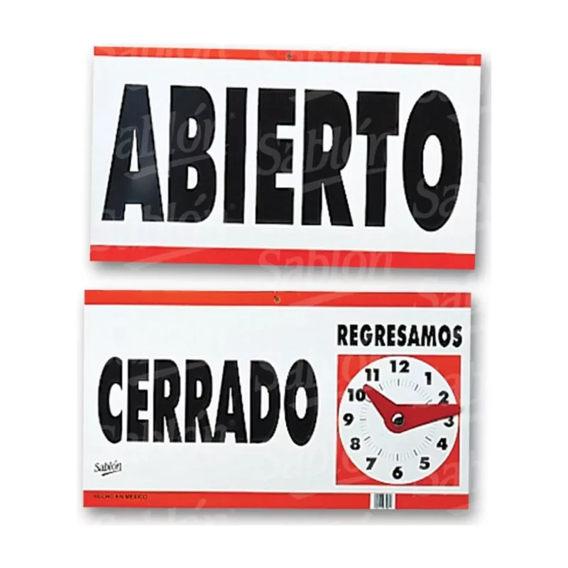 SEÑAL 7961 RELOJ ABIERTO CERRADO