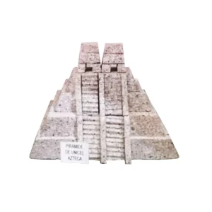 MAQUETA PIRAMIDE DE UNICEL AZTECA 140 ATADO DE 2 PZAS.