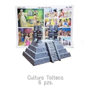 MAQUETA PIRAMIDE DE UNICEL TOLTECA 144 ATADO DE 2 PZAS.