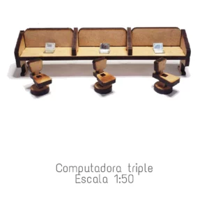 MAQUETA COMPUTADORA DE 3 148 ATADO DE 2 PZAS.