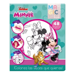 LIBRO MAGICO 48HJS MINNIE PINK ATADO DE 2 PZAS.