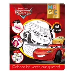 LIBRO MAGICO 48HJS CARS AVENTURA ATADO DE 2 PZAS.