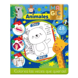 LIBRO MAGICO 48HJS ANIMALES ATADO DE 2 PZAS.