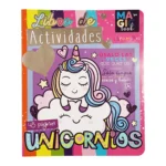 LIBRO MAGICO DE ACTIVIDADES 48HJS UNICORNIO WOW ATADO DE 2 PZAS.