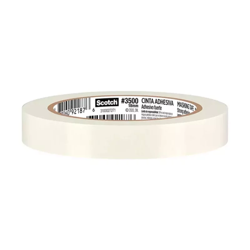CINTA MASKING TAPE 3500 18MM X 40M ATADO DE 6 PZAS.