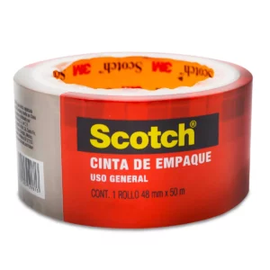 CINTA TRANSPARENTE DE EMPAQUE 48MMX50MTS ATADO DE 6 PZAS.