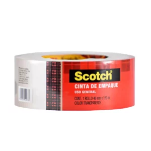 CINTA TRANSPARENTE DE EMPAQUE 48MM X 150MT ATADO DE 6 PZAS.