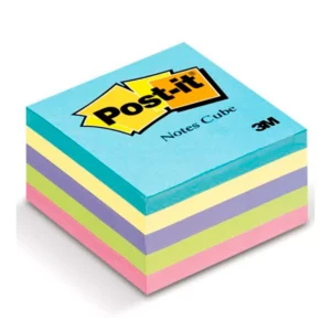 NOTA ADHESIVA NOTA POST 3X3 CUBO 2018LA
