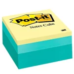 NOTA ADHESIVA POST IT NEON 3X3 180H 654S ATADO DE 2 PZAS.