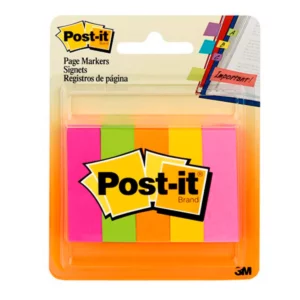 SEÑALADOR DE PAG 6714AV COL ULTRA ATADO DE 2 PZAS.