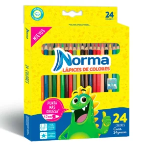 COLORES NORMA C/24 547073 ATADO DE 2 PZAS.
