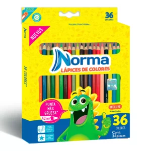 COLORES NORMA C/36 526114 ATADO DE 2 PZAS.