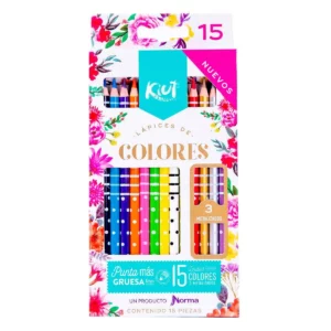 COLORES KIUT C/15 552170 ATADO DE 3 PZAS.