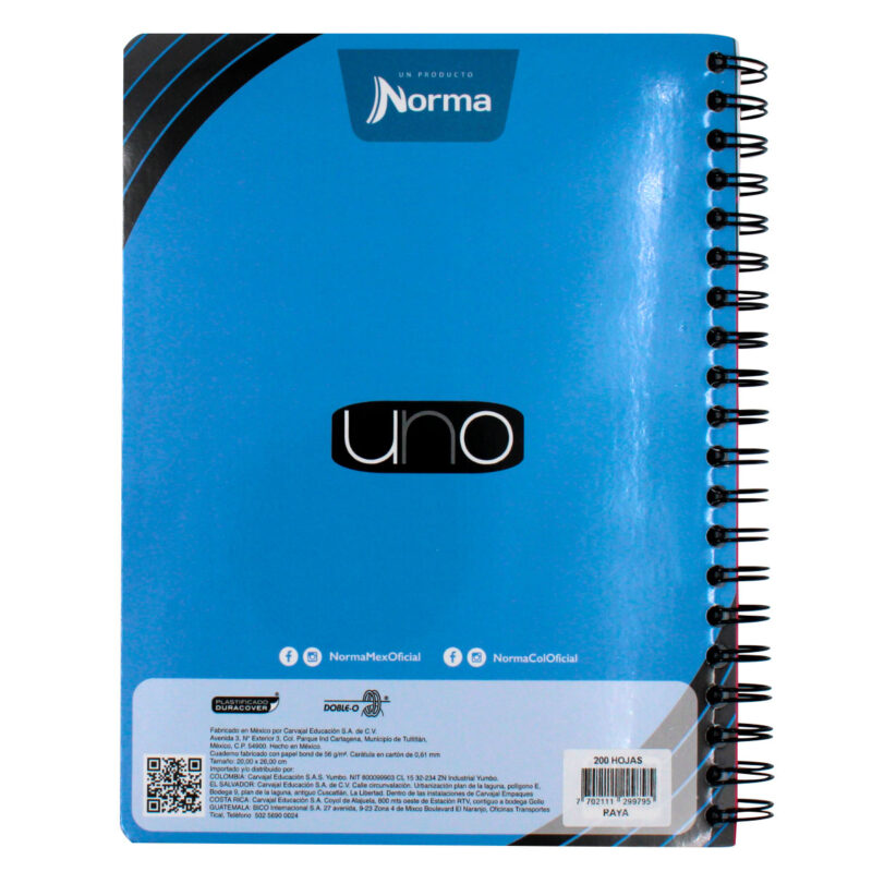 CUADERNO PROFESIONAL 200HJS UNO RAYA ATADO DE 2 PZAS. - Imagen 2