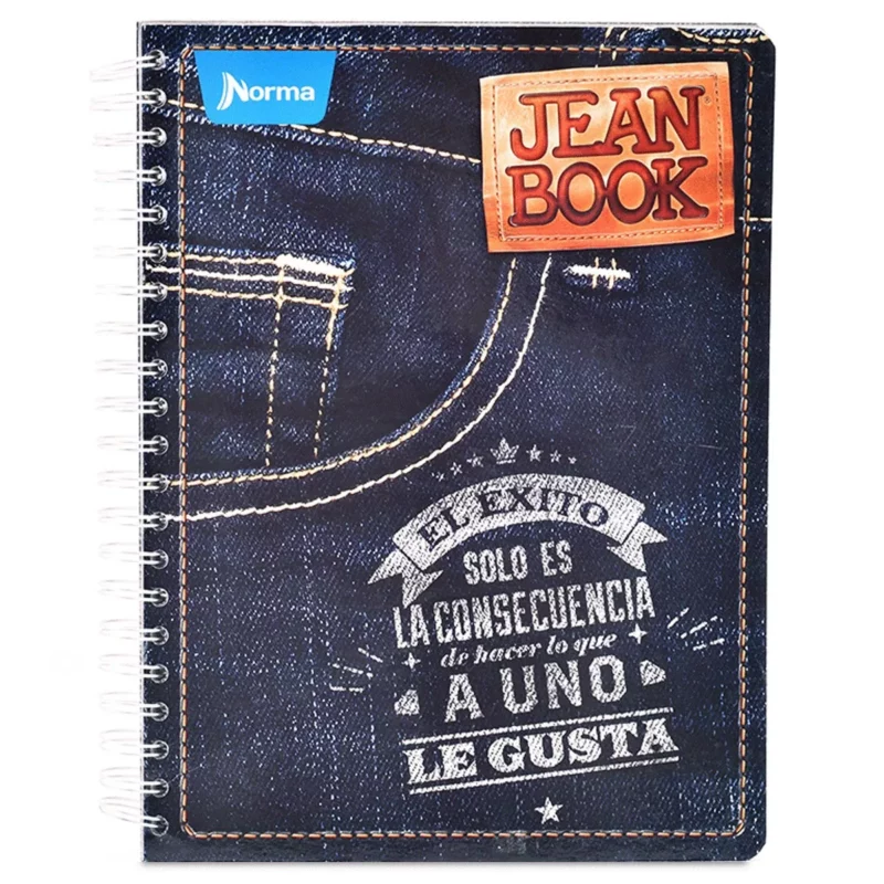 CUADERNO PROFESIONAL 200HJS JEAN BOOK REV RAYA ATADO DE 2 PZAS.