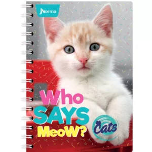 CUADERNO FRANCES 100HJS DOGS RAYA ATADO DE 5 PZAS.