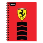CUADERNO FRANCES 100HJS FERRARI RAYA ATADO DE 5 PZAS.
