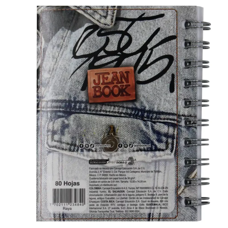 LIBRETA MINIANOTACIONES 80HJS JEAN B RYA ATADO DE 6 PZAS. - Imagen 4