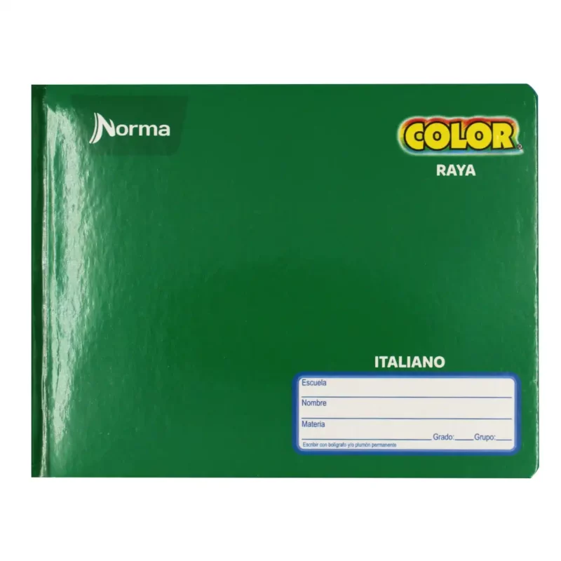 CUADERNO ITALIANO 100H COS N COL 360 RY ATADO DE 5 PZAS.