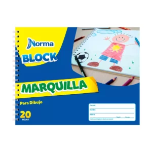 CUADERNO MARQUILLA 20HJS 522306 ATADO DE 5 PZAS.