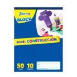 BLOCK PAPEL CONSTRUCCION CARTA 50HJS ATADO DE 2 PZAS.