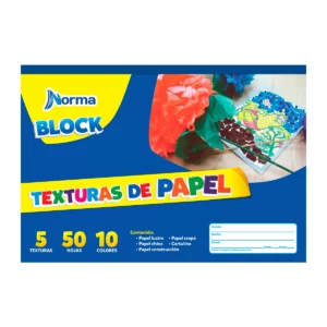 BLOCK DE TEXTURAS 50HJS NORMA ATADO DE 2 PZAS.