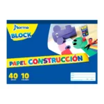 BLOCK PAPEL CONSTRUCCION D/CTA 40HJS