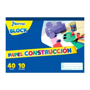 BLOCK PAPEL CONSTRUCCION D/CTA 40HJS