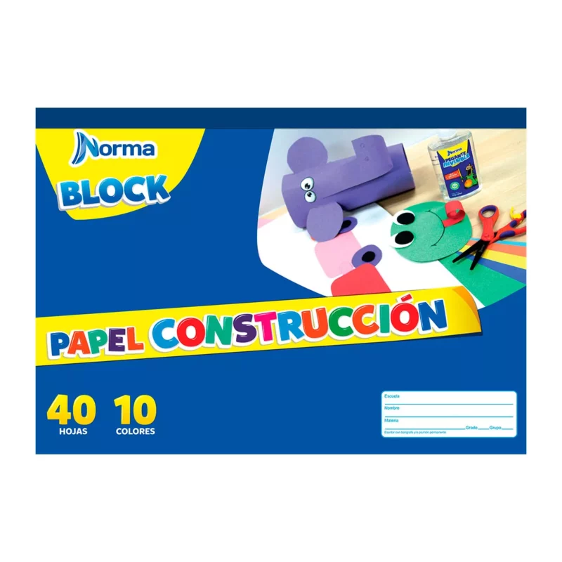 BLOCK PAPEL CONSTRUCCION D/CTA 40HJS