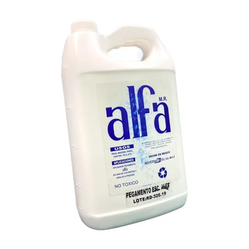 PEGAMENTO BLANCO ALFA 4 LTS.