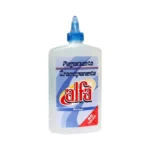PEGAMENTO TRANSPARENTE ALFA 125GRS ATADO DE 5 PZAS.