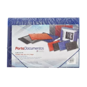 PORTADOCUMENTOS OFICIO OPACO PD124 AZUL