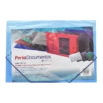 PORTADOCUMENTOS OFICIO TRAS PDT124 AZUL ATADO DE 2 PZAS.