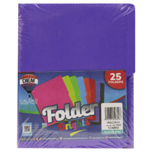 FOLDER CARTA 176GRS C/25 FF01 VIOLETA OBISPO