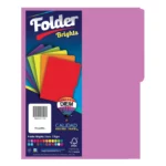 FOLDER CARTA 176GRS C/25 FF01A PURPURA